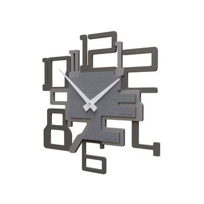 Hodiny CalleaDesign 10-030-65 Foy 35 cm vínová červená