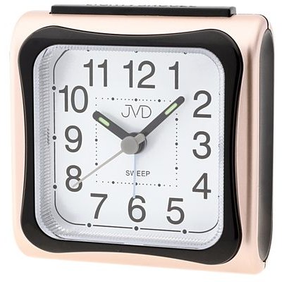 JVD SRP962.10 - budík s tichým chodem v odstínu rose gold