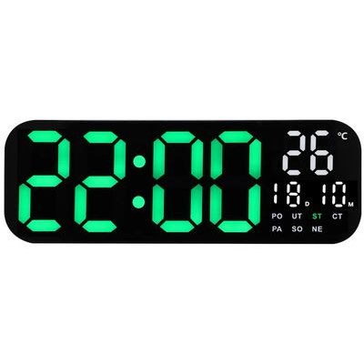 JVD DH9016.1 - Velké nástěnné nebo stolní hodiny s dálkovým ovladačem, datumem a dnem v týdnu v češtině