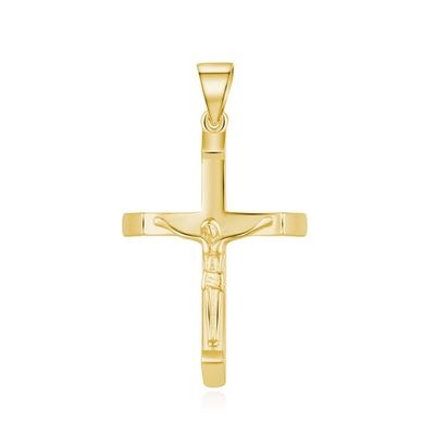 MOISS stříbrný 925/1000 přívěsek KŘÍŽ GOLD