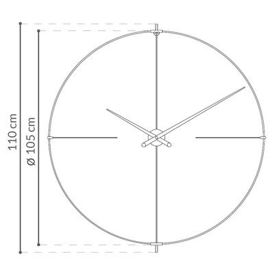 Designové nástěnné hodiny L00842R Lowell 28cm