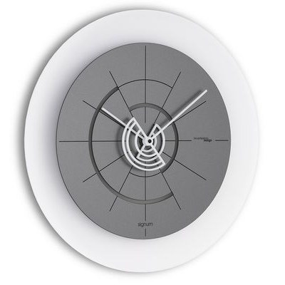 Designové nástěnné hodiny I559AN smoke grey IncantesimoDesign 40cm