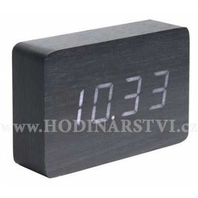 LED budík - hodiny Karlsson 5653BK 15cm