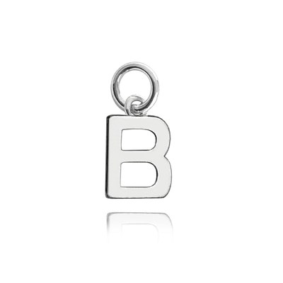 MINET Stříbrný 925/1000 přívěs drobné písmeno "B"