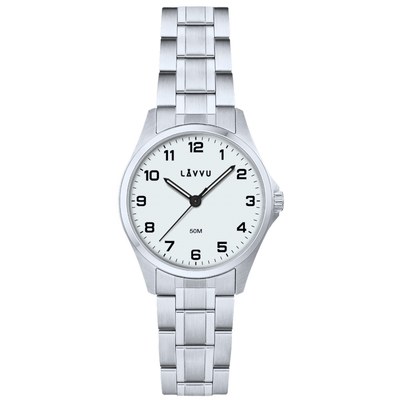 LAVVU Ocelové dámské hodinky GLIMT White LWL5080