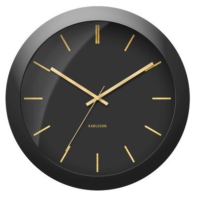 Designové nástěnné hodiny Karlsson KA5840BK 40cm