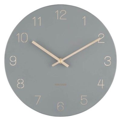 Designové nástěnné hodiny KA5788GY Karlsson 30cm