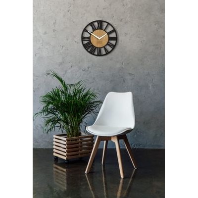 AMS 5577 - stylové hodiny řízené signálem o průměru 50 cm