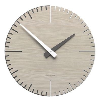 Hodiny CalleaDesign 10-025-83 Exacto 36 cm dýha tmavý dub