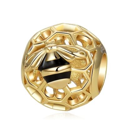 MOISS stříbrný 925/1000 přívěsek SMALT GOLD
