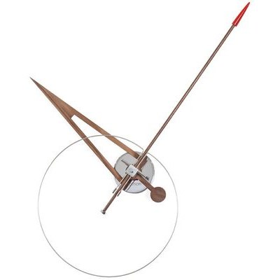 Hodiny Nomon Cris walnut 70 cm