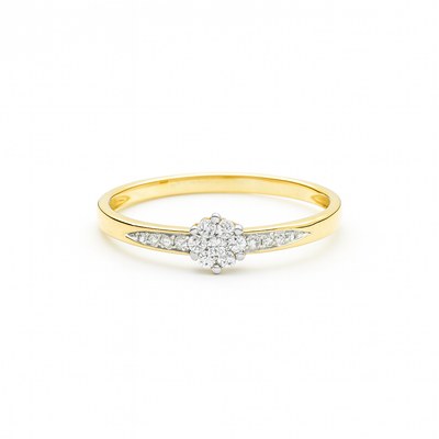 Zlatý 585/1000 prsten s brilianty 381.1210 0,12ct