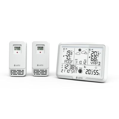 Airbi DUO - meteostanice se 2 bezdrátovými čidly