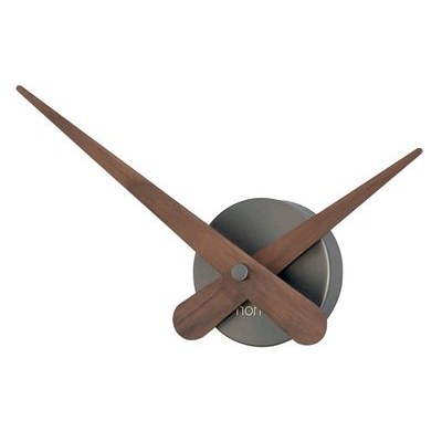 Designové nástěnné hodiny Nomon Axioma Graphite Walnut mini 37cm