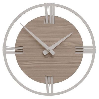 Hodiny CalleaDesign 10-031-85 Sirio 38 cm černý ořech