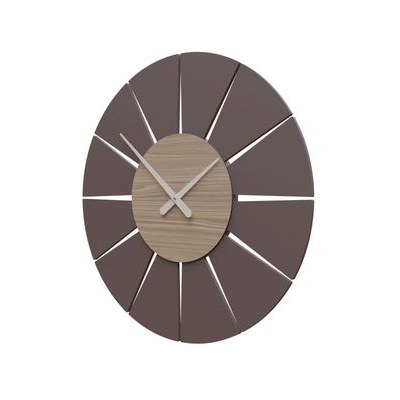 Hodiny CalleaDesign 10-030-65 Foy 35 cm vínová červená