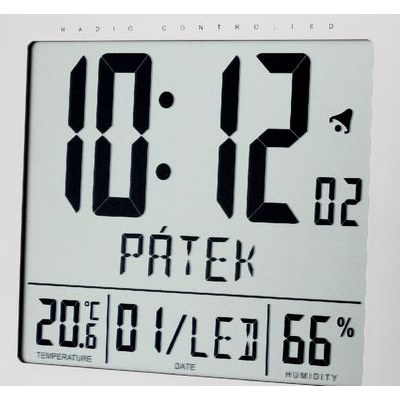 AMS 5577 - stylové hodiny řízené signálem o průměru 50 cm