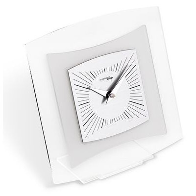 Designové stolní hodiny I805M chrome IncantesimoDesign 20cm