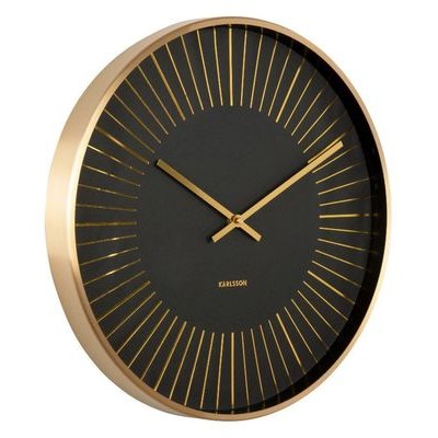 Designové nástěnné hodiny KA5898BK Karlsson 35cm