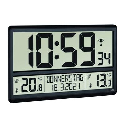 KUBRi 0072RC - Hodiny z masivního dubu řízené signálem