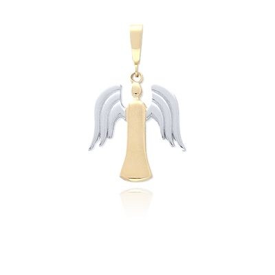 MOISS stříbrný 925/1000 přívěsek ANDĚL GOLD