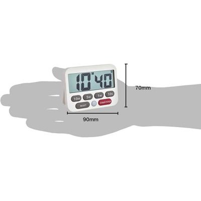 JVD SH8209 - Vlhkotěsné digitální hodiny s kuchyňskou minutkou