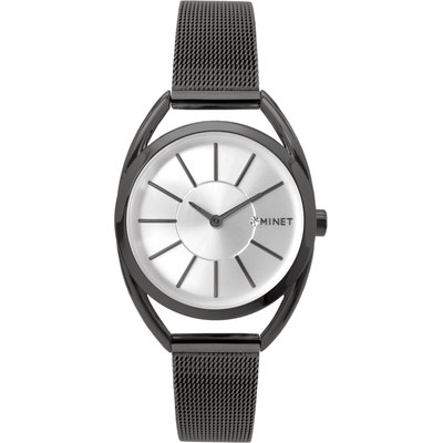 MINET Černé dámské hodinky ICON GREY MWL5217