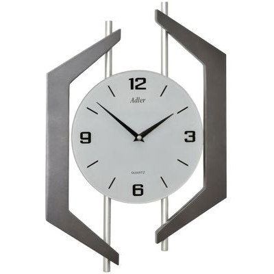 Adler 21183-ANT - moderní hodiny ze dřeva a kovu (2)_SL
