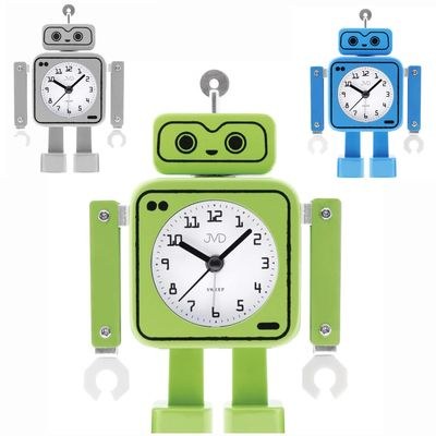 JVD SRP2305 - Dětský budík ROBOT s pohyblivýma rukama
