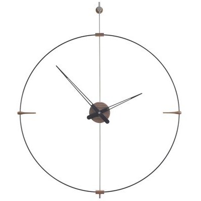 Hodiny Nomon Bilbao Graphite Small 92cm