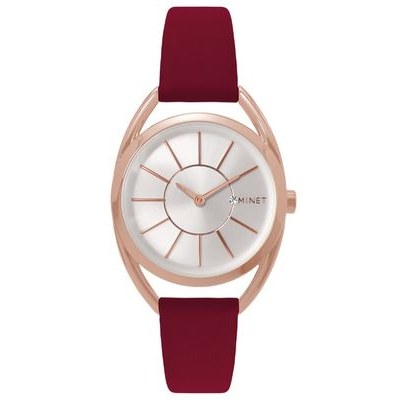 Vínové dámské hodinky MINET ICON PLUM PASSION MWL5074