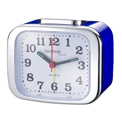 Analogový budík Modell XL blue