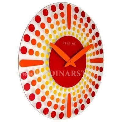 Designové nástěnné hodiny 8182ro Nextime Dreamtime 43cm