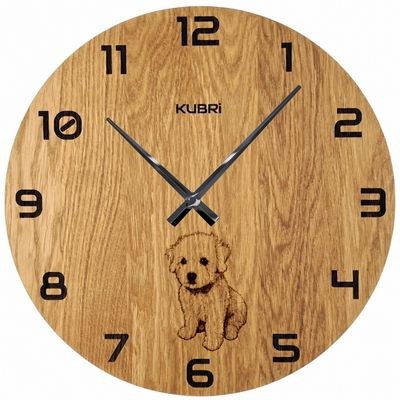 KUBRi 0101A - Hodiny EEVEE s krásným motivem štěňátka pro milovníky pejsků