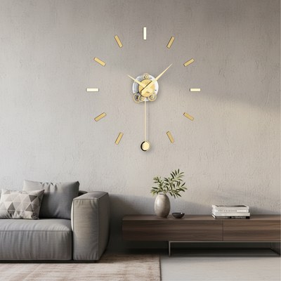 Designové nalepovací kyvadlové hodiny I202G IncantesimoDesign 80cm