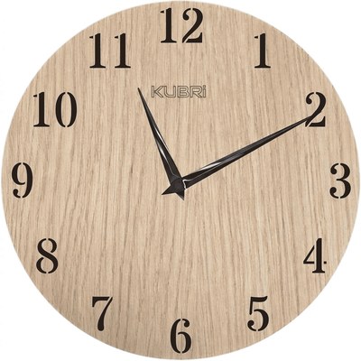 KUBRi KU3011 - hodiny od českého výrobce s tichým chodem v mnoha rozměrech