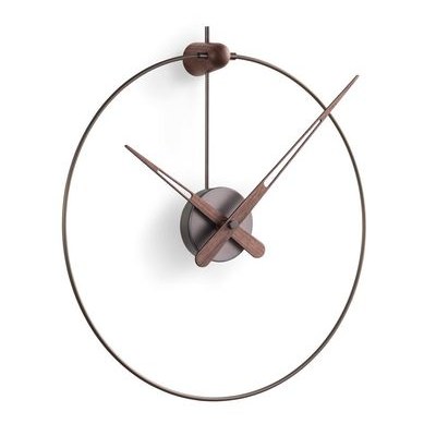 Designové nástěnné hodiny Nomon micro Anda graphite 50cm