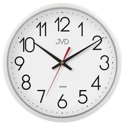 JVD HP614.1 - dobře čitelné hodiny s tichým chodem