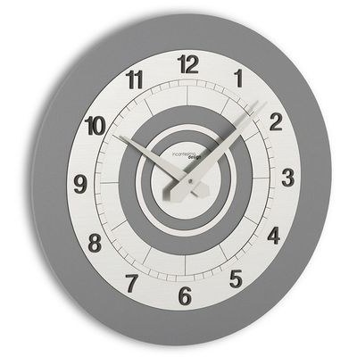 Designové nástěnné hodiny I410N grey IncantesimoDesign 40cm