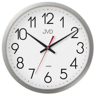 JVD HP614.2 - dobře čitelné hodiny s tichým chodem