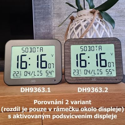 JVD DH1.1 - Svítící digitální hodiny s vynikající čitelností