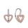 MOISS stříbrné náušnice SRDCE