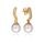 MOISS náušnice ze žlutého zlata