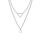 Stříbrný náhrdelník Victoria Cruz A3364-07HG
