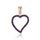MOISS stříbrný přívěsek SRDCE ROSE GOLD