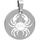 Stříbrný přívěsek zvěrokruh rak 12 mm