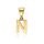MOISS přívěsek ze žlutého zlata PÍSMENO N