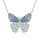 MOISS stříbrný náhrdelník MOTÝL
