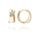 MOISS náušnice ze žlutého zlata BICOLOR