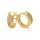 Zlaté náušnice se zirkony kruhy